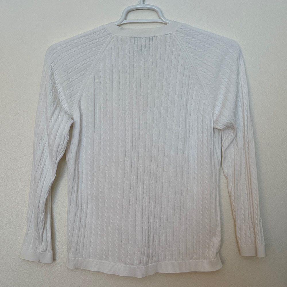 Mendocino Ivory Button-Up Cardigan - Picture 3 of 3